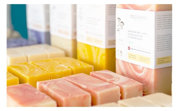Extra gentle soaps for your skin, SwissmadeI Cocooning Biocosmetics